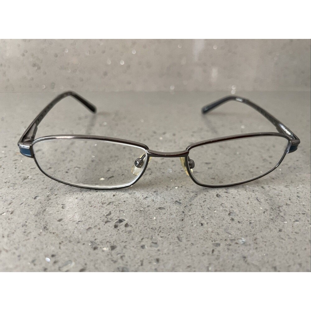 Timex TMX Backspin 48-16-135 Metal gray Full Rim Metal Eyeglasses Frames ONLY